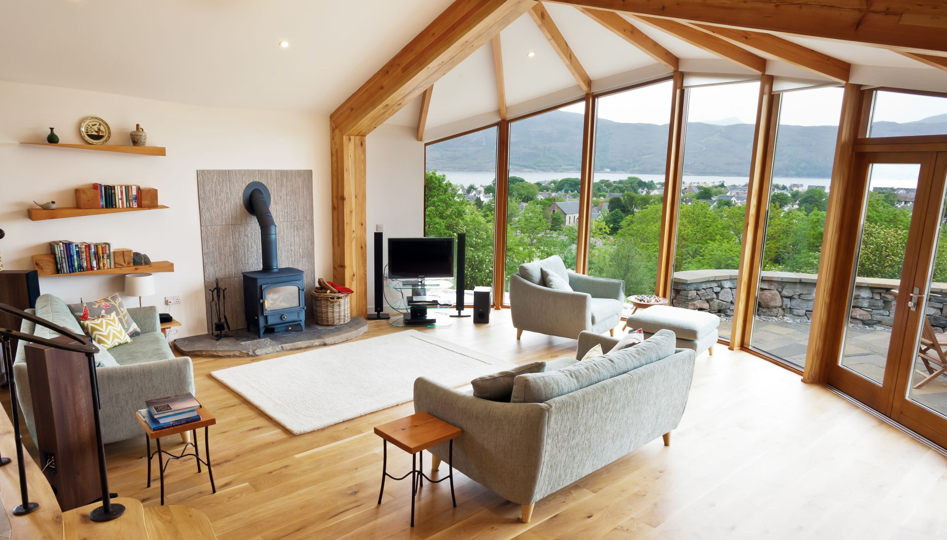 Curved Stone House - Gallery